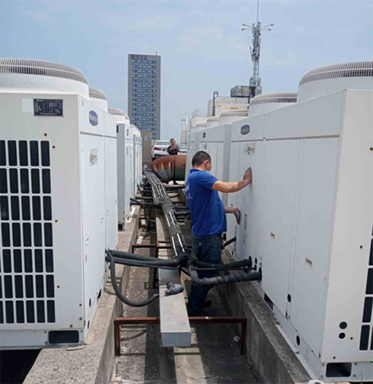 哈巴河中央空调制热和不制冷系统维修方法